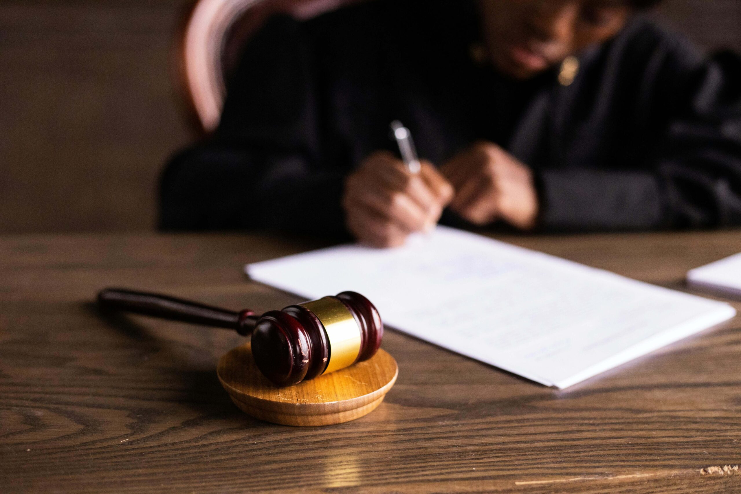 judge in a court room